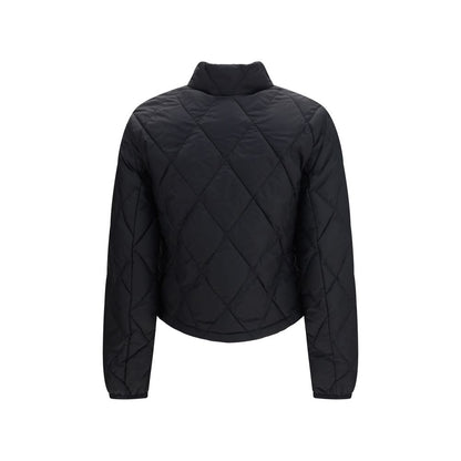 Black Polyamide Full-Length Jacket