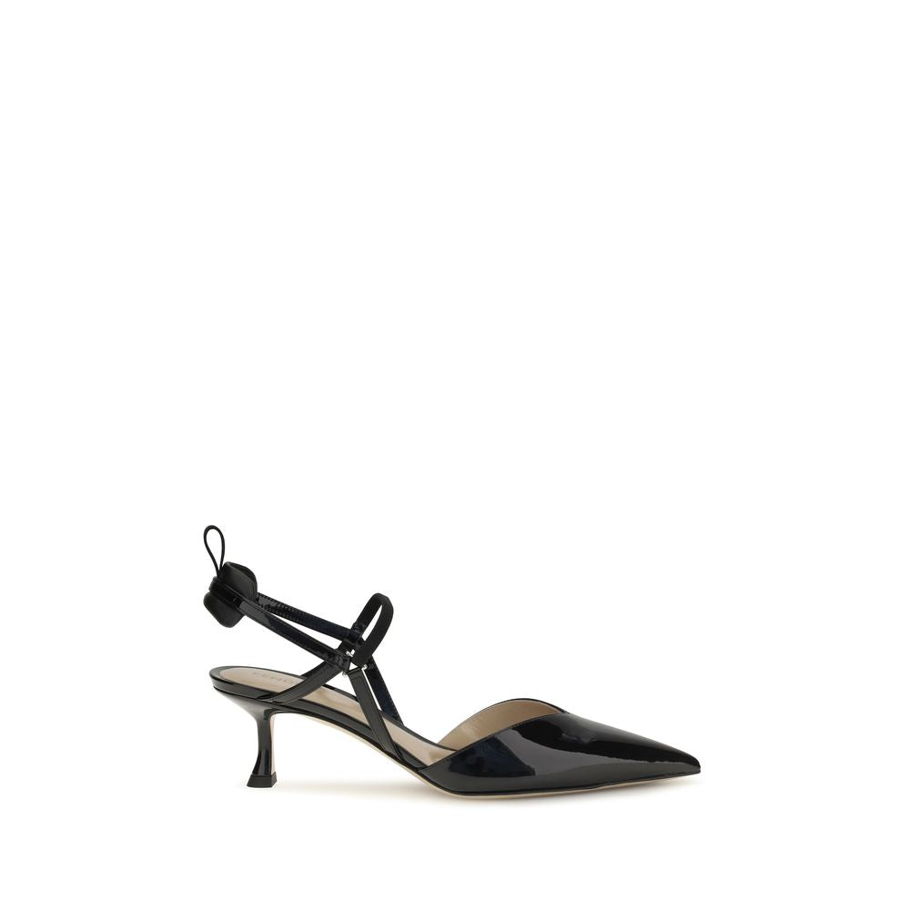 Black Calf Leather Bos Taurus Pumps