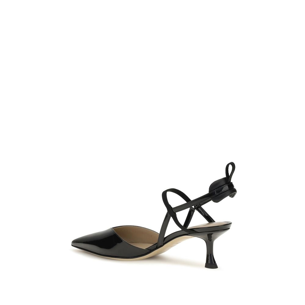 Black Calf Leather Bos Taurus Pumps