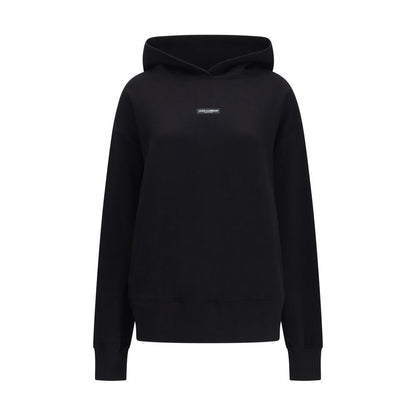 Black Cotton Sweatshirt