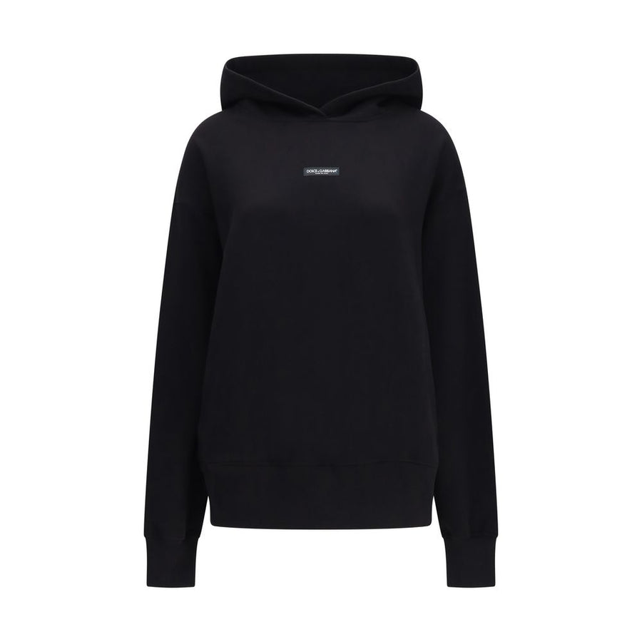 Black Cotton Sweatshirt
