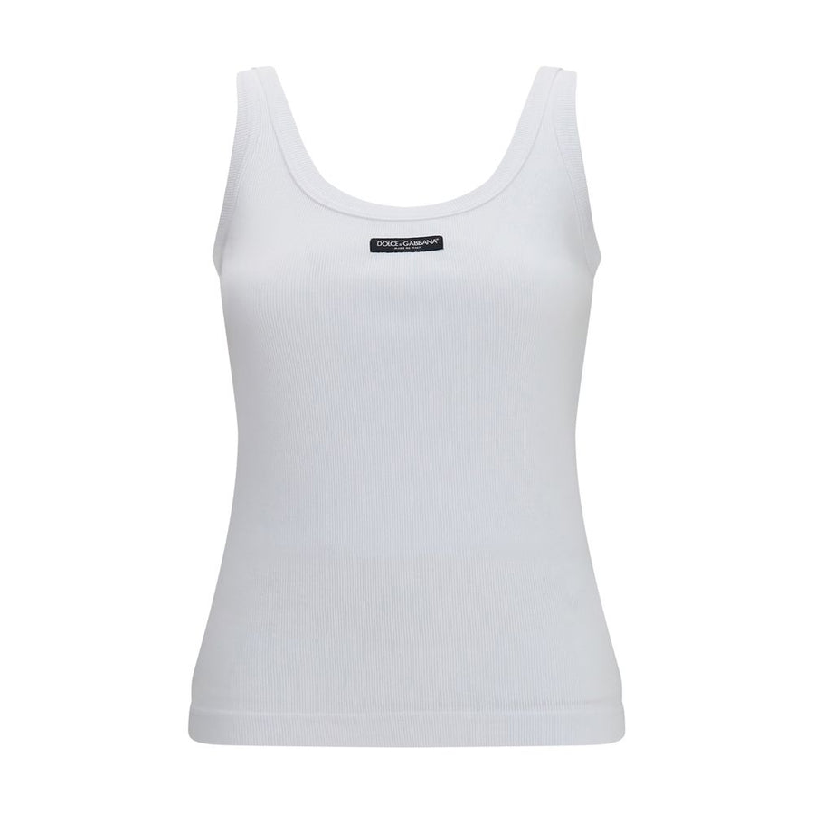 White Cotton Tank Tops