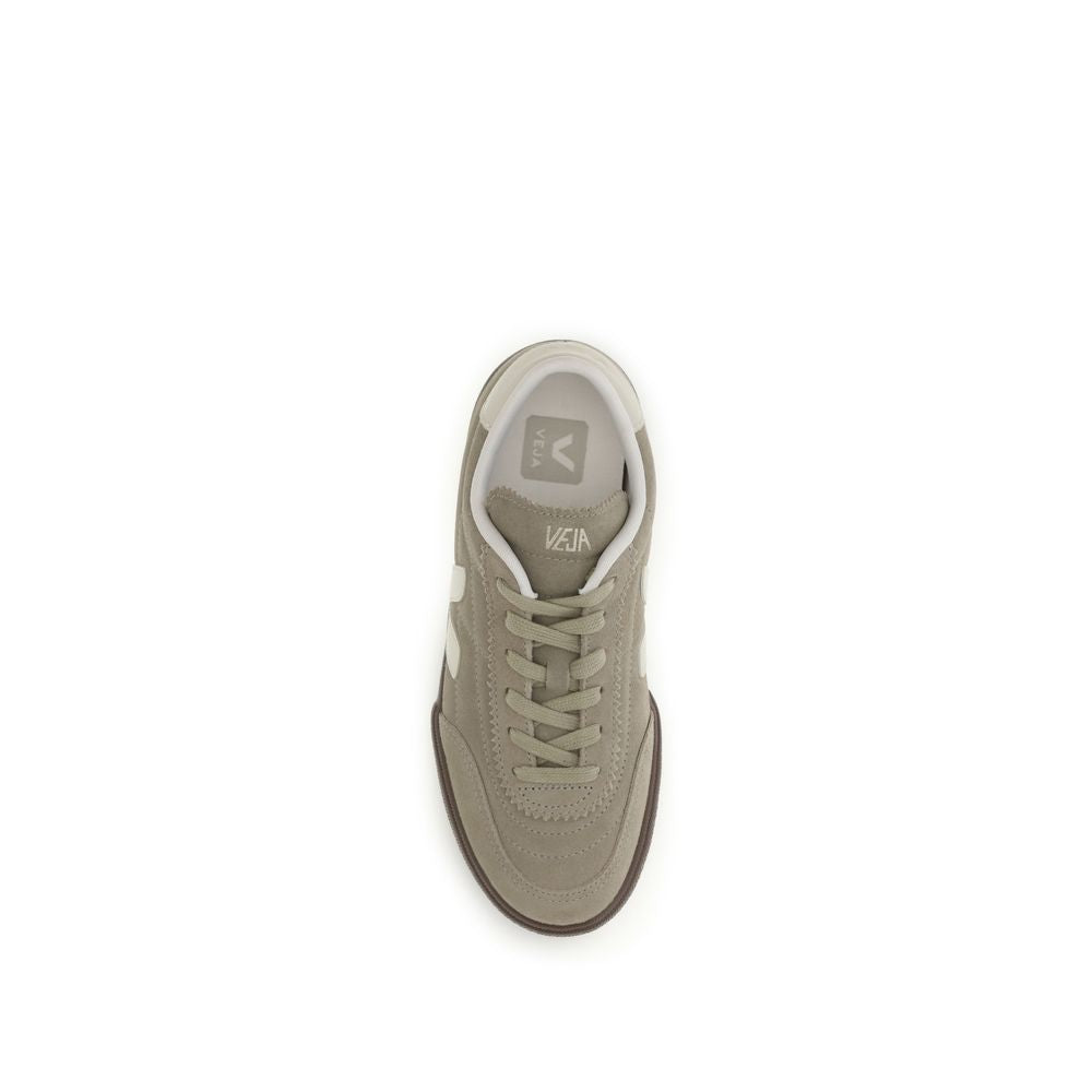 Bicolor Suede Leather Low Top Sneakers
