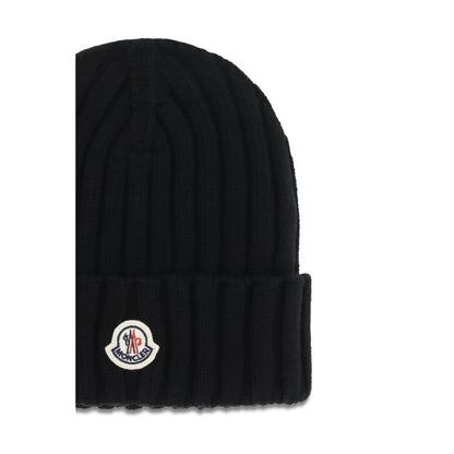 Black Wool Oves Aries Beanie