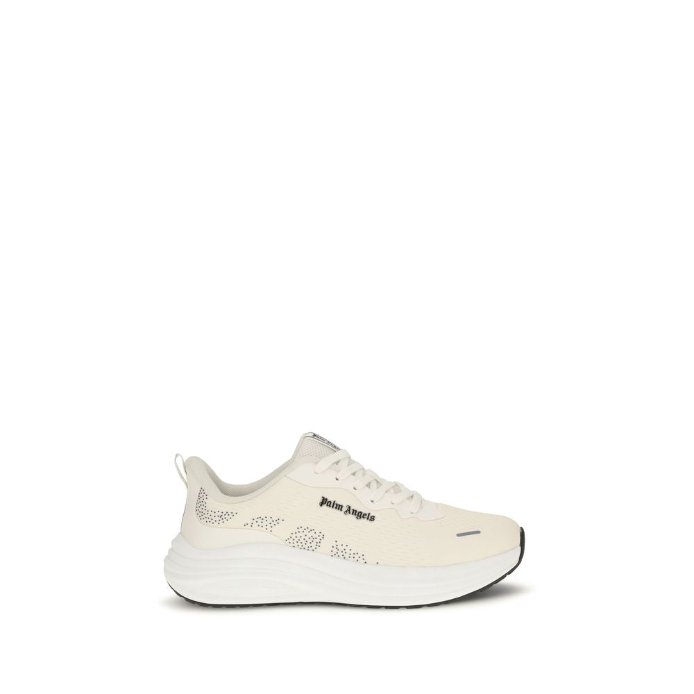 Beige Fabric Low Top Sneakers