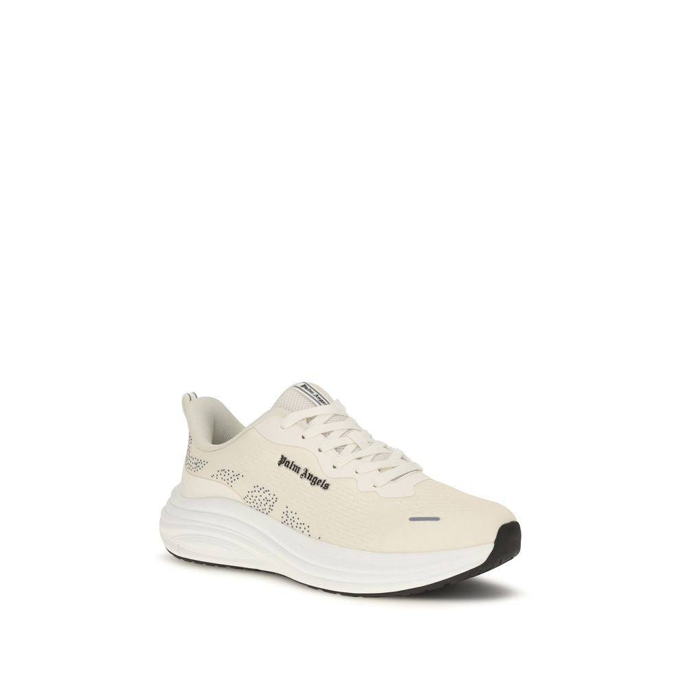 Beige Fabric Low Top Sneakers