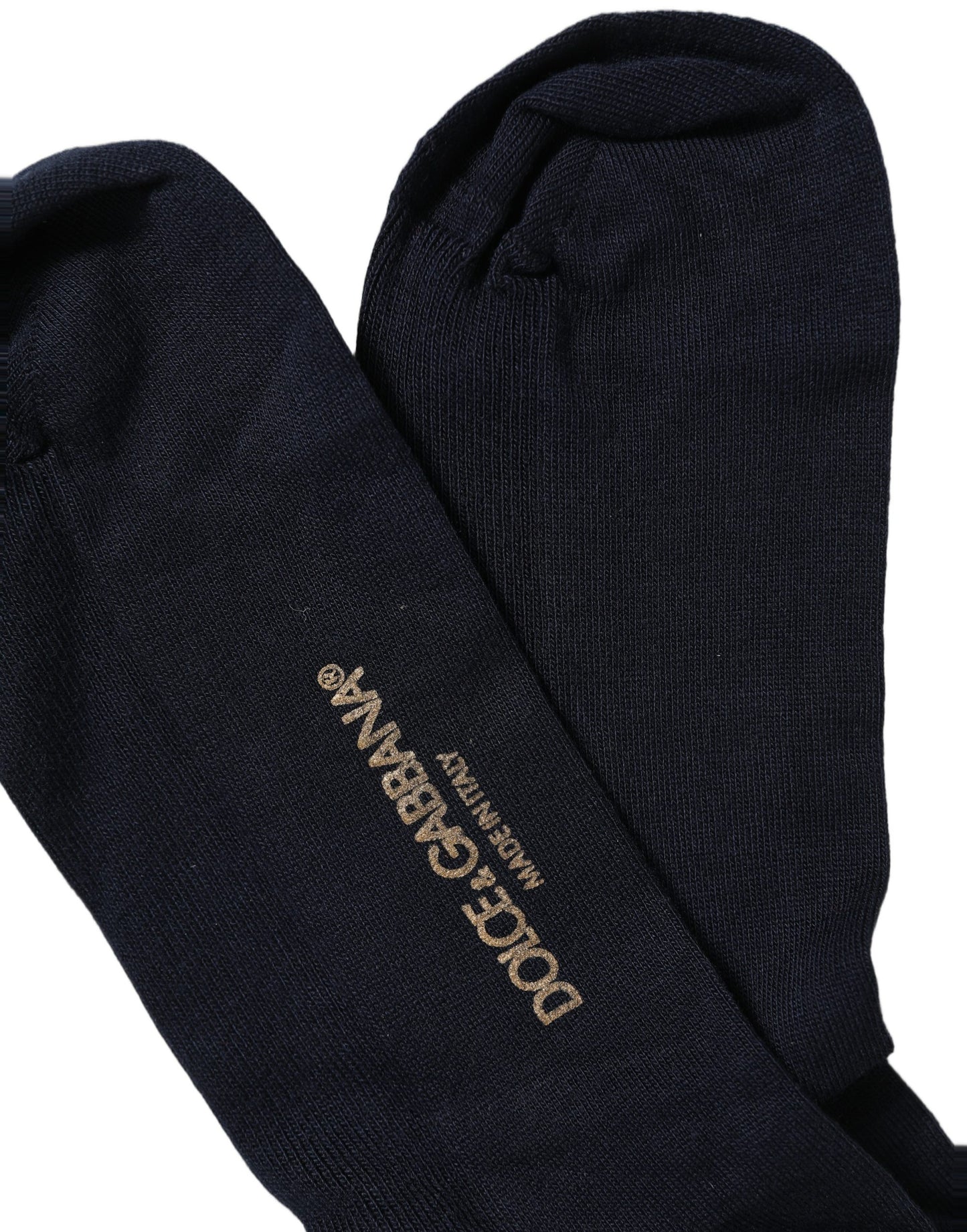 Men Dark Blue Viscose Over The Calf Accessory Socks