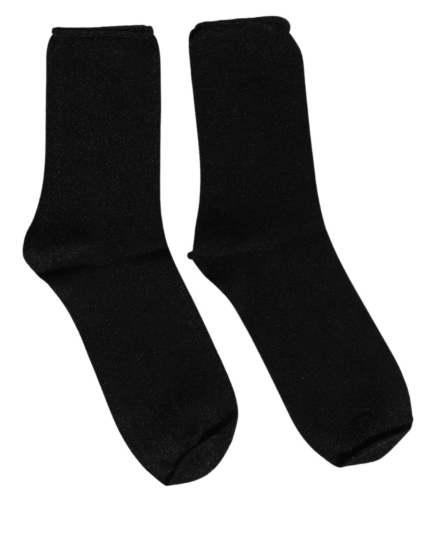 Men Black Viscose Mid Calf Accessory Socks