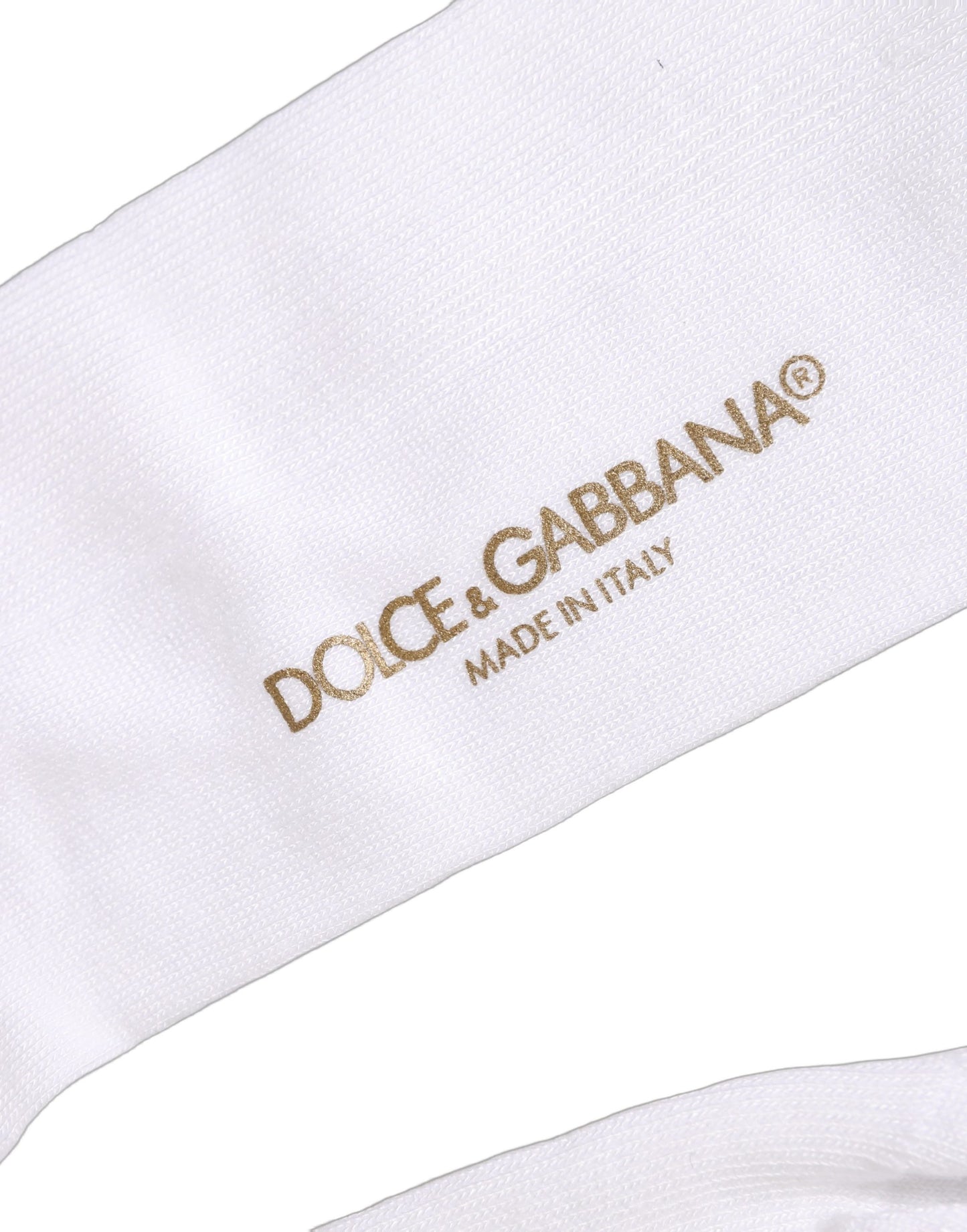 Men White Viscose Over The Calf Accessory Socks