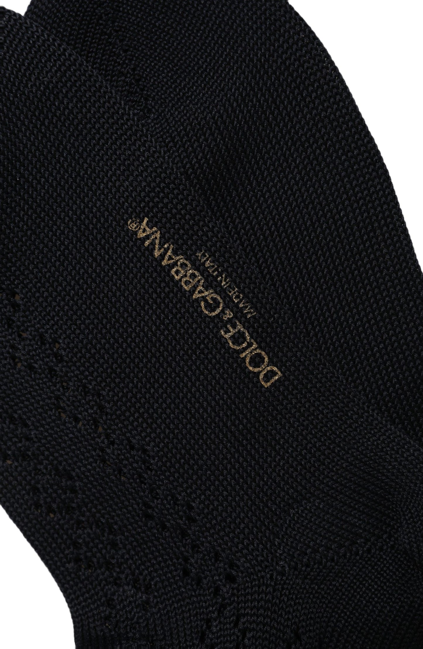 Dark Blue Cotton Knit Mid Calf Accessory Socks