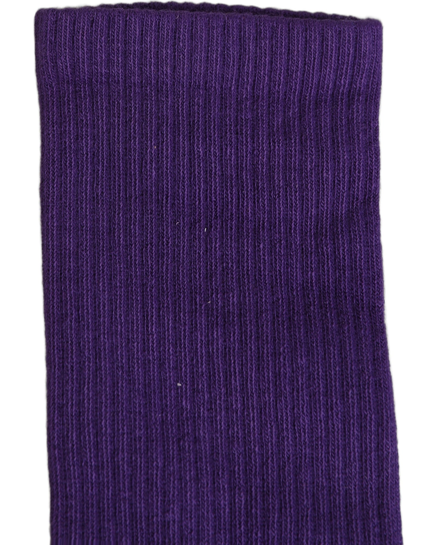 Violet Cotton Ribbed Mid Calf Women Accessory Socks