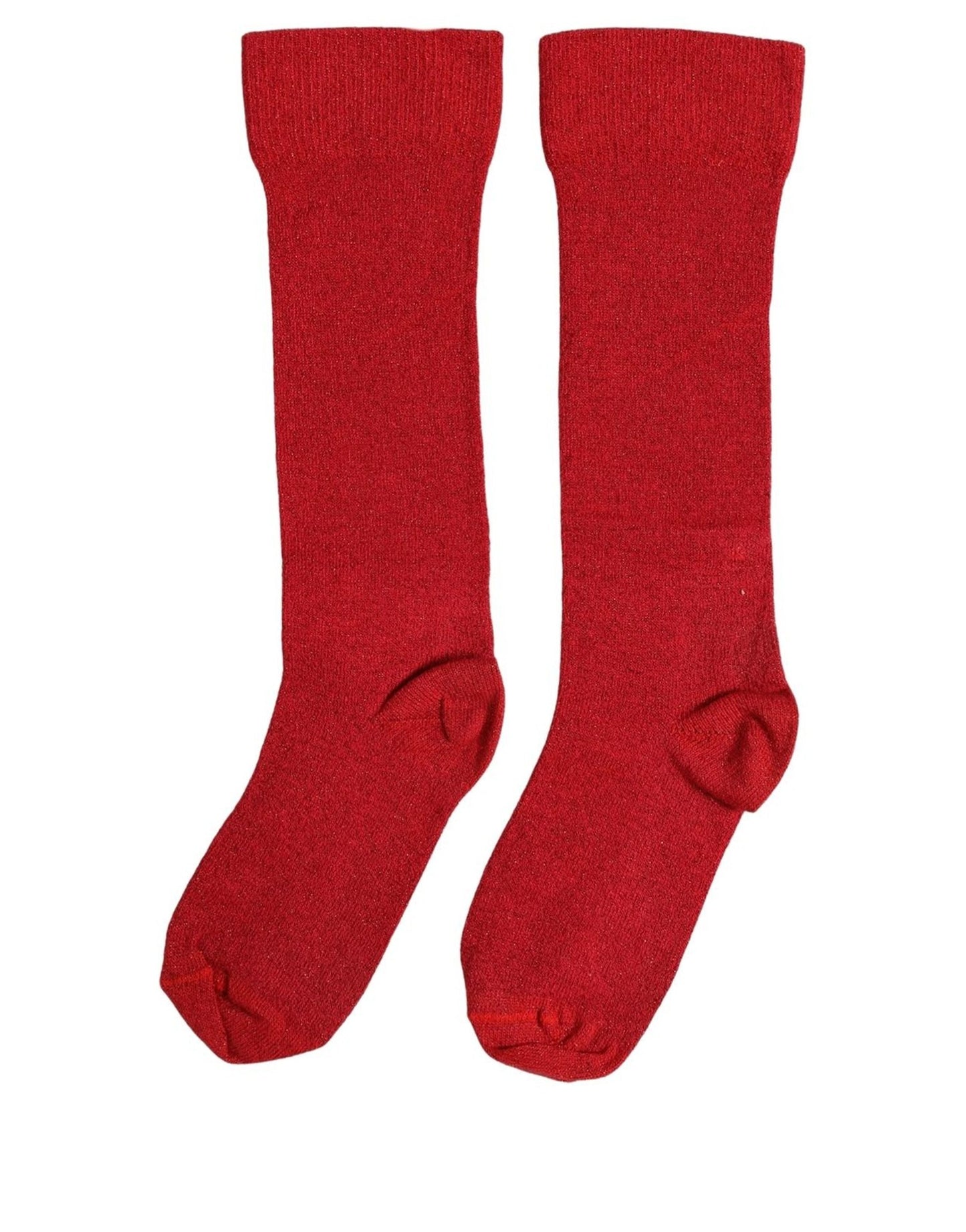 Red Viscose DG Logo Mid Calf Accessory Socks