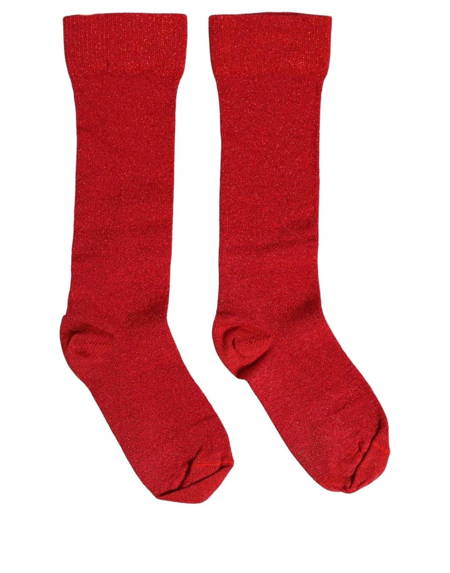 Red Viscose DG Logo Mid Calf Accessory Socks