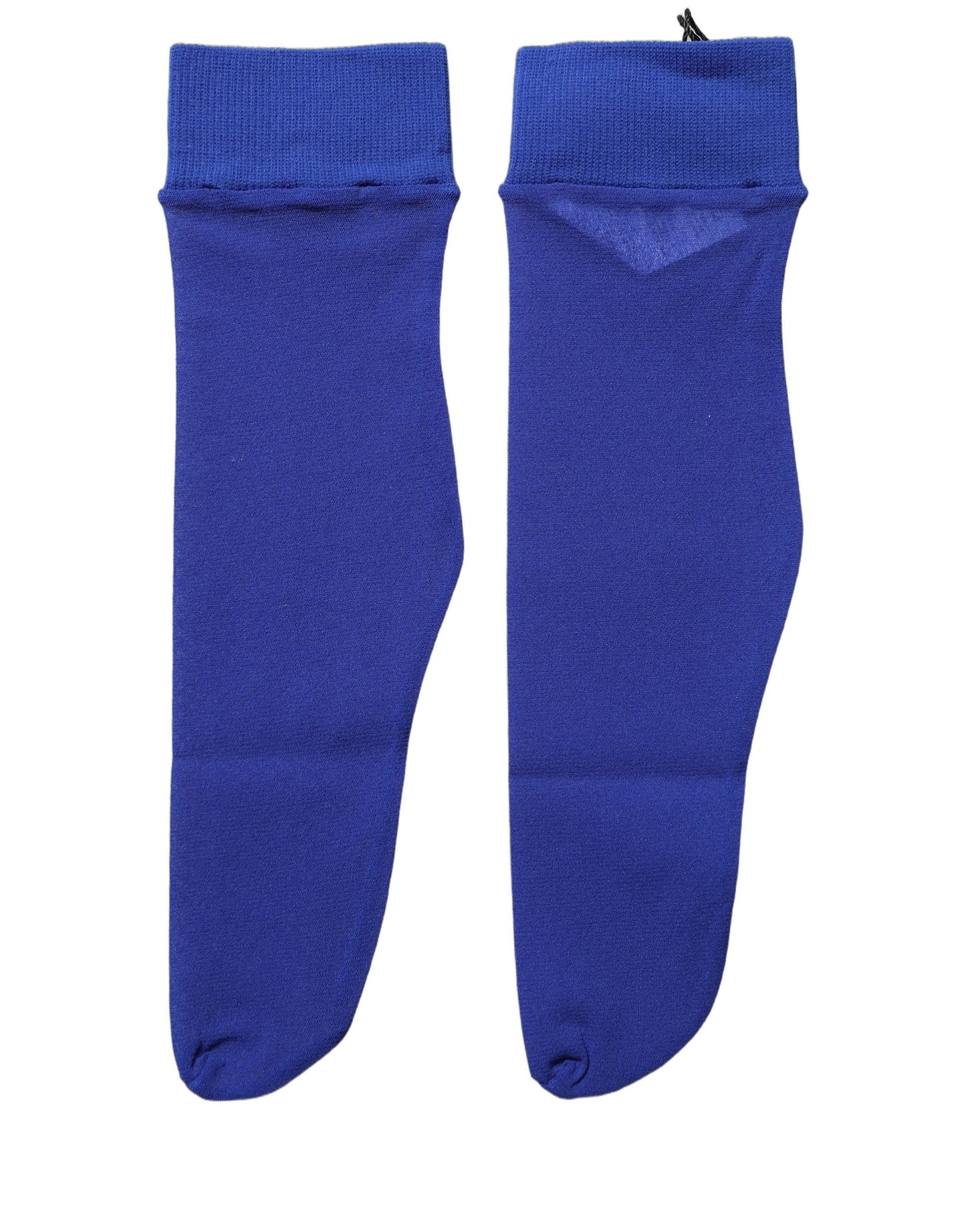 Royal Blue Mid Calf Sheer Nylon Accessory Socks