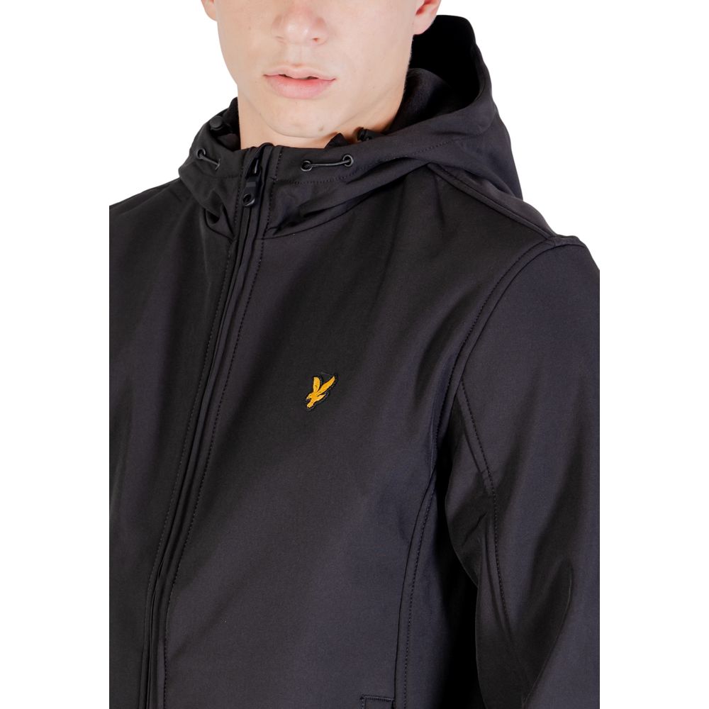 Black Polyester Parka