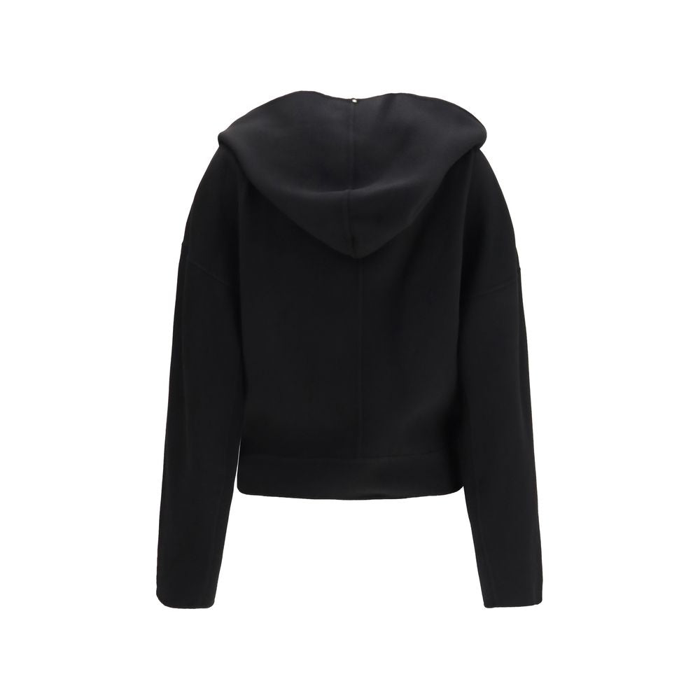 Black Wool Oves Aries Full-Length Jacket