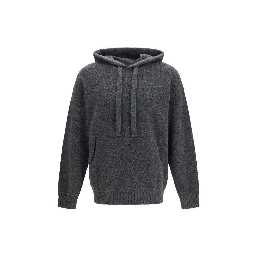 Gray Cashmere Hoodie