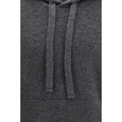 Gray Cashmere Hoodie