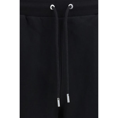 Black Cotton Joggers (Workout Pants)