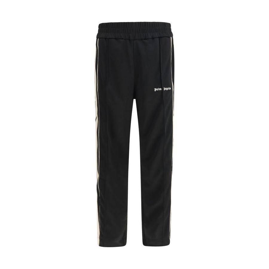 Black Polyester Joggers (Workout Pants)