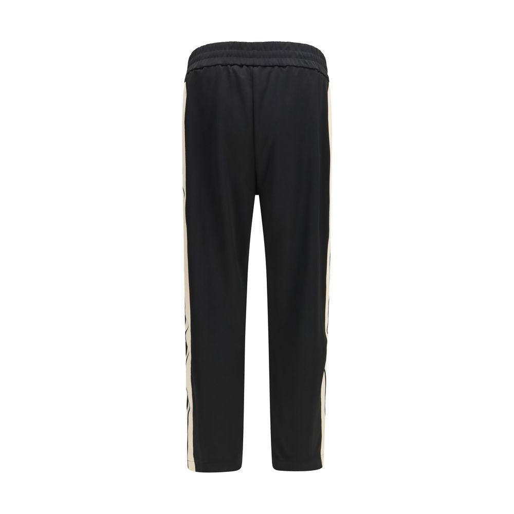 Black Polyester Joggers (Workout Pants)