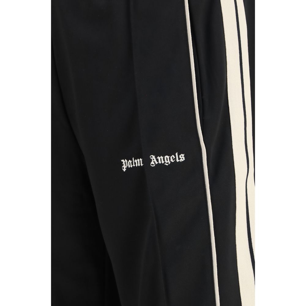 Black Polyester Joggers (Workout Pants)