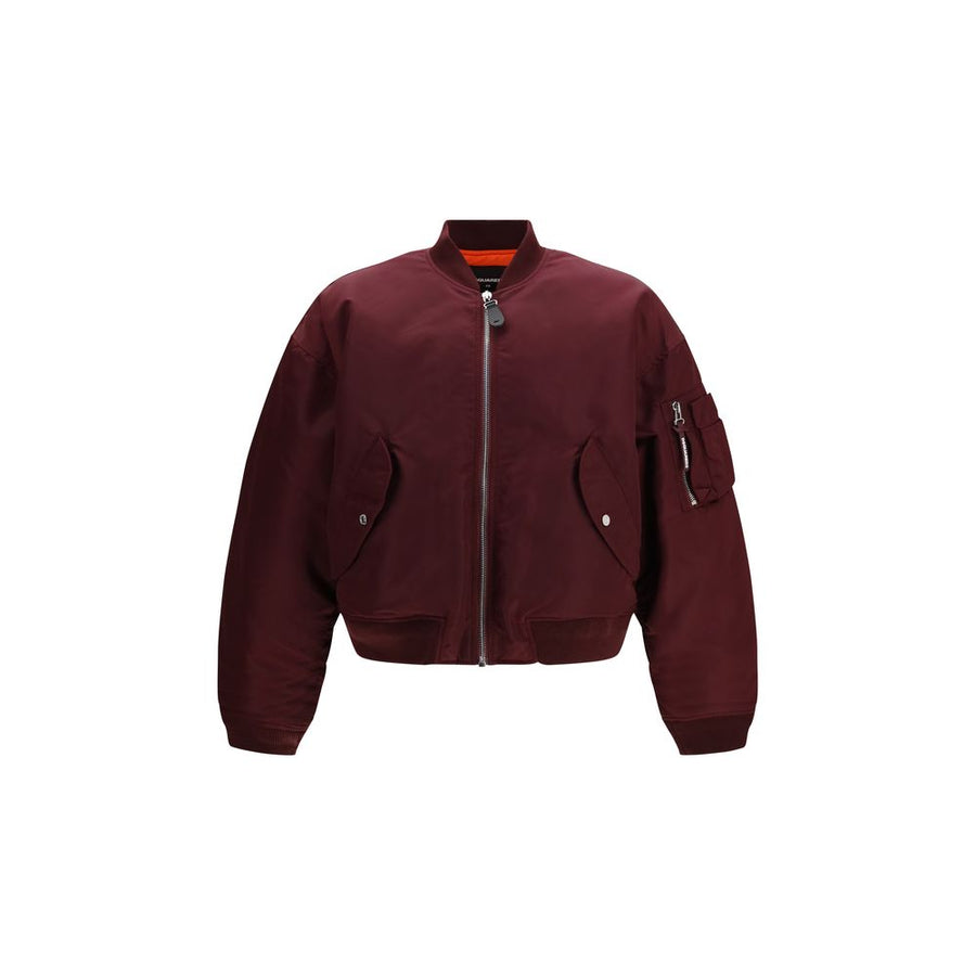 Bordeaux Nylon Bomber
