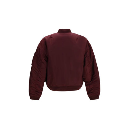 Bordeaux Nylon Bomber