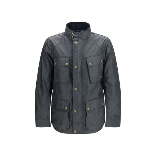 Blue Cotton Shell Jacket