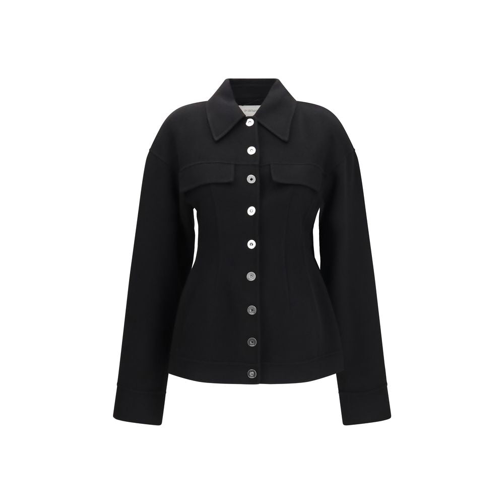 Black Wool Oves Aries Coat