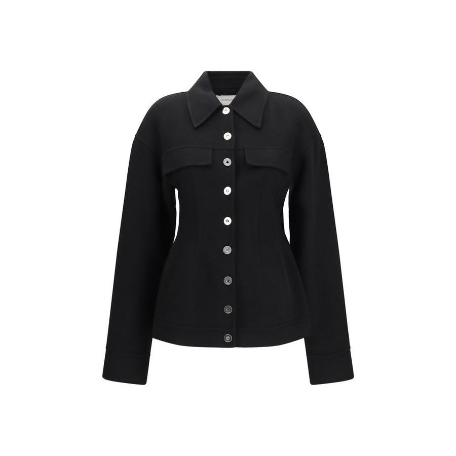 Black Wool Oves Aries Coat