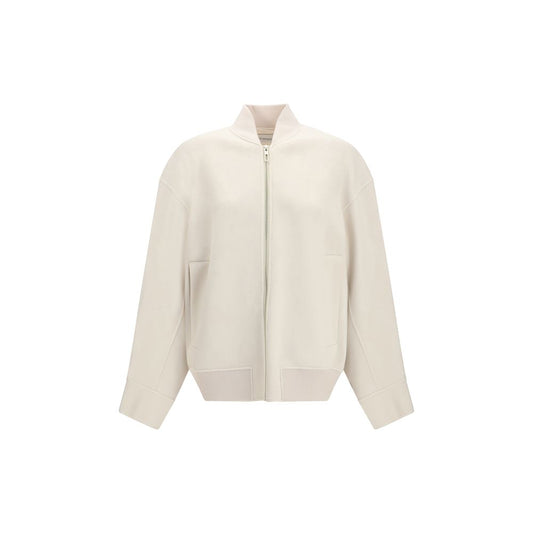 Beige Wool Oves Aries Full-Length Jacket