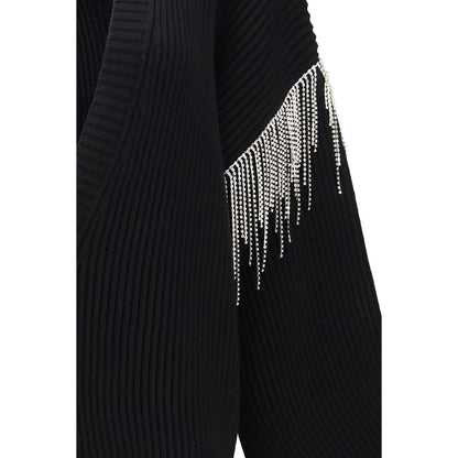 Black Wool Oves Aries Cardigan