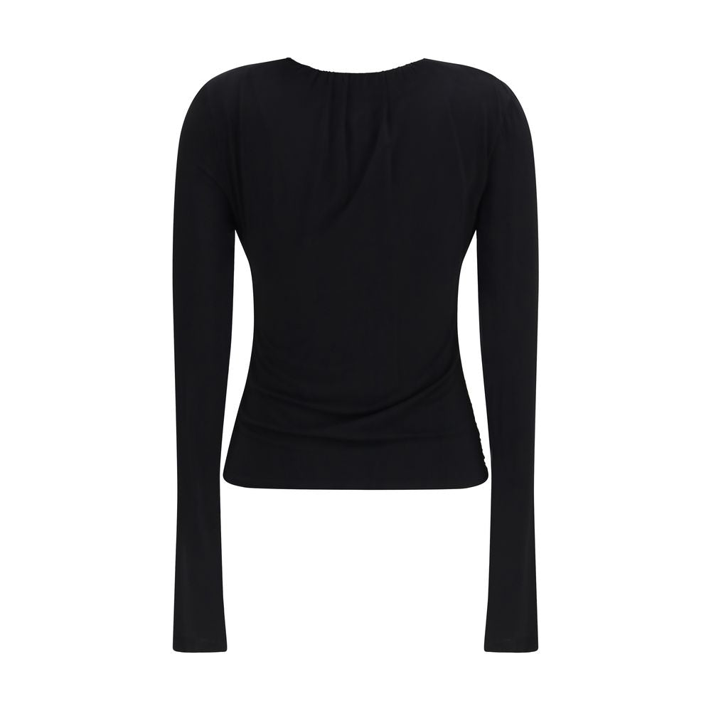 Black Viscose Dress Shirt