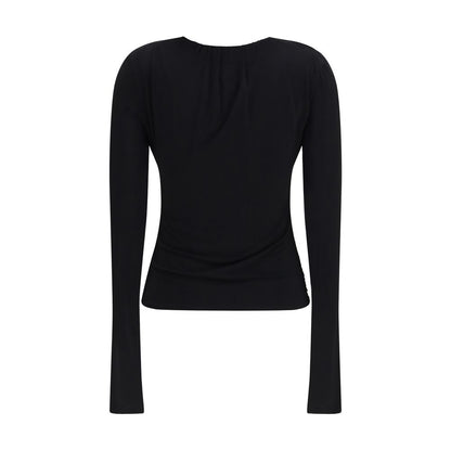 Black Viscose Dress Shirt