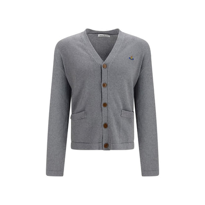 Gray Cotton Cardigan