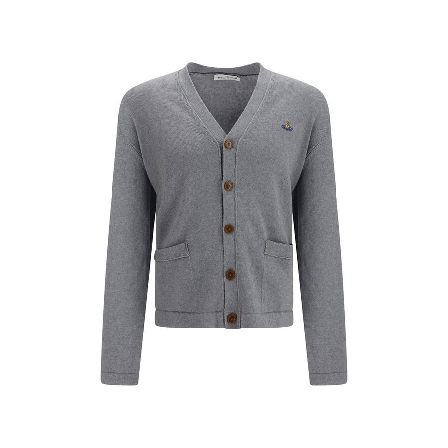 Gray Cotton Cardigan