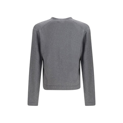 Gray Cotton Cardigan