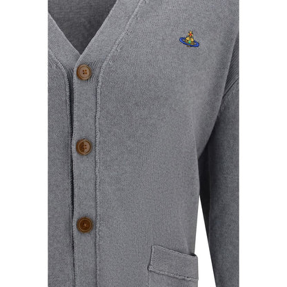 Gray Cotton Cardigan