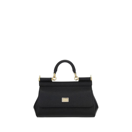 Black Calf Leather Bos Taurus Handbag