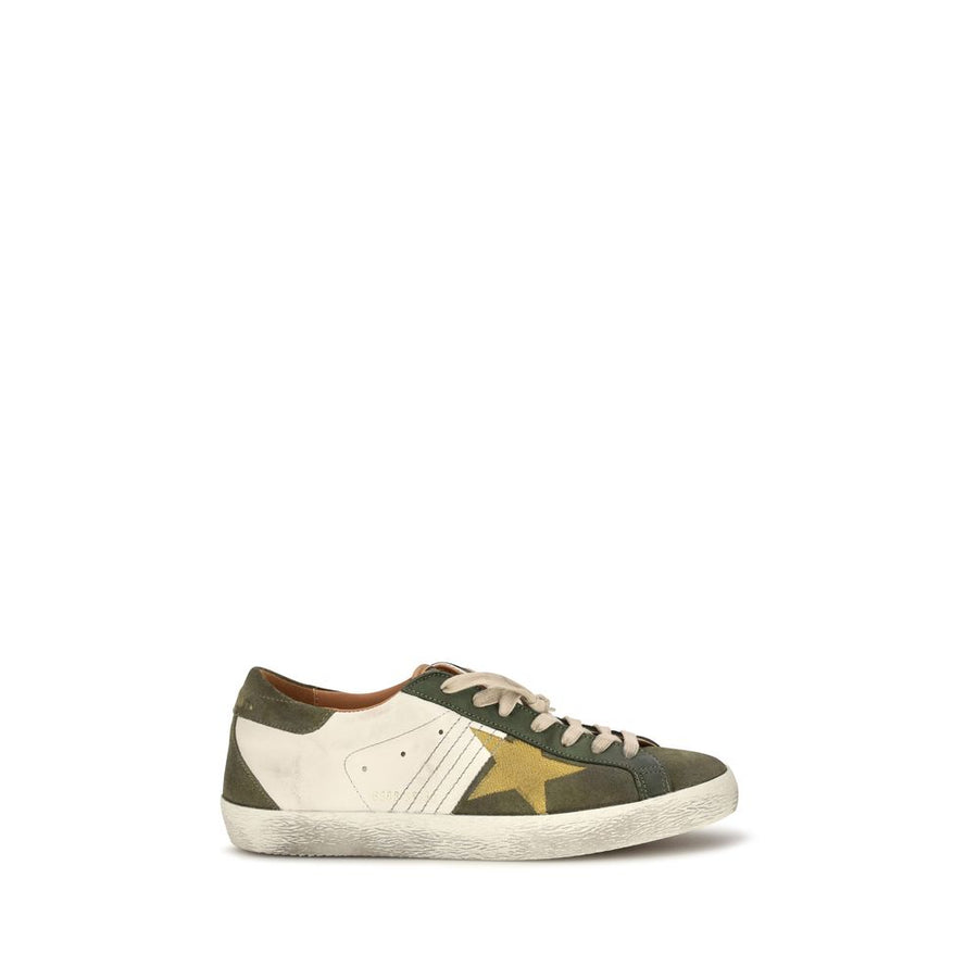 Bicolor Calf Leather Bos Taurus Sneakers
