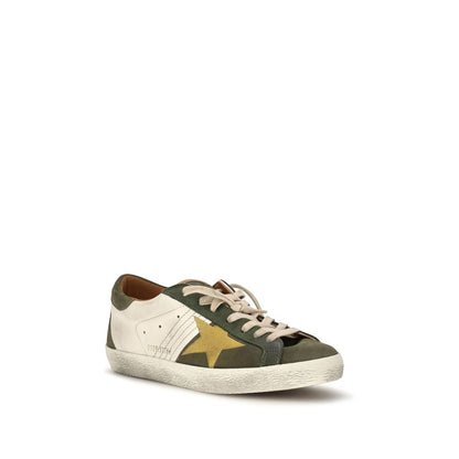 Bicolor Calf Leather Bos Taurus Sneakers