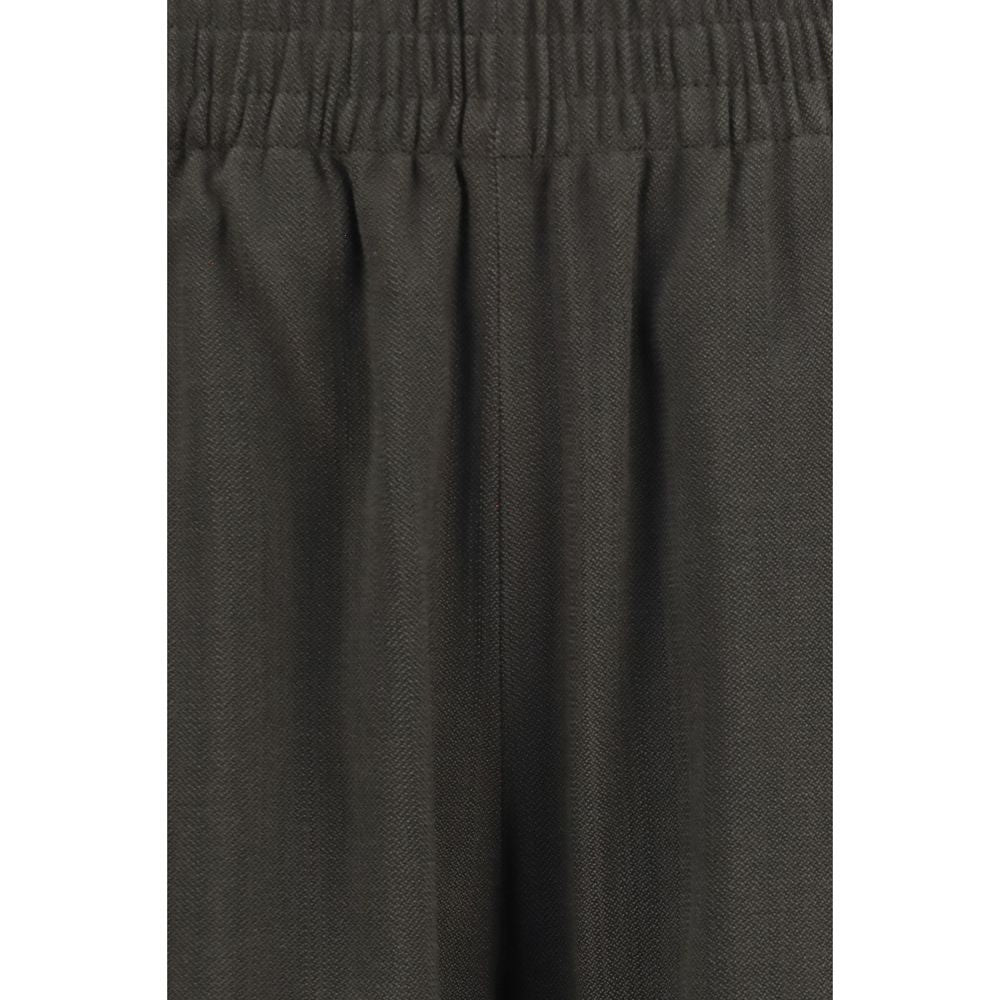 Bicolor Viscose Casual Pants