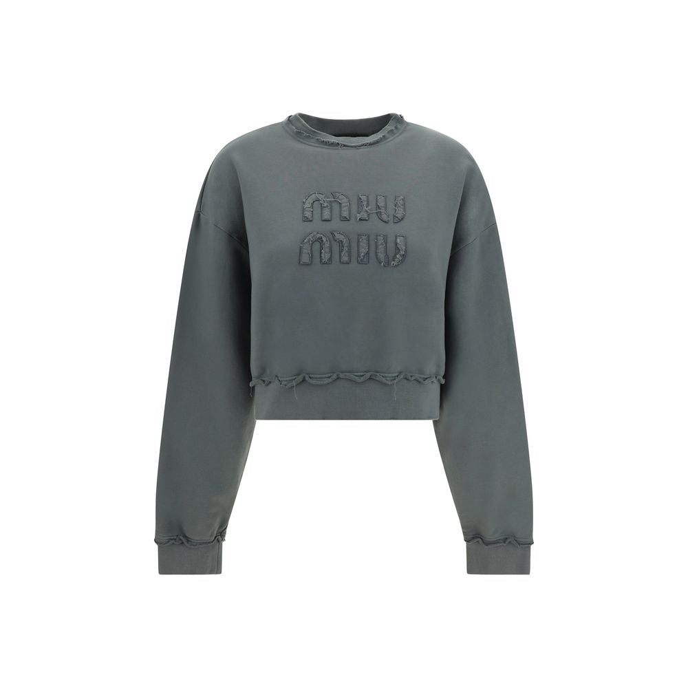 Gray Cotton Sweatshirt