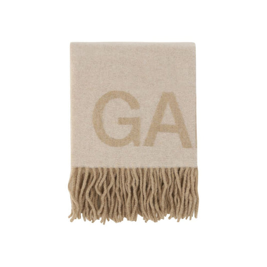 White Wool Oves Aries Foulard