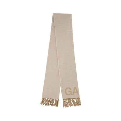 Beige Wool Oves Aries Scarf