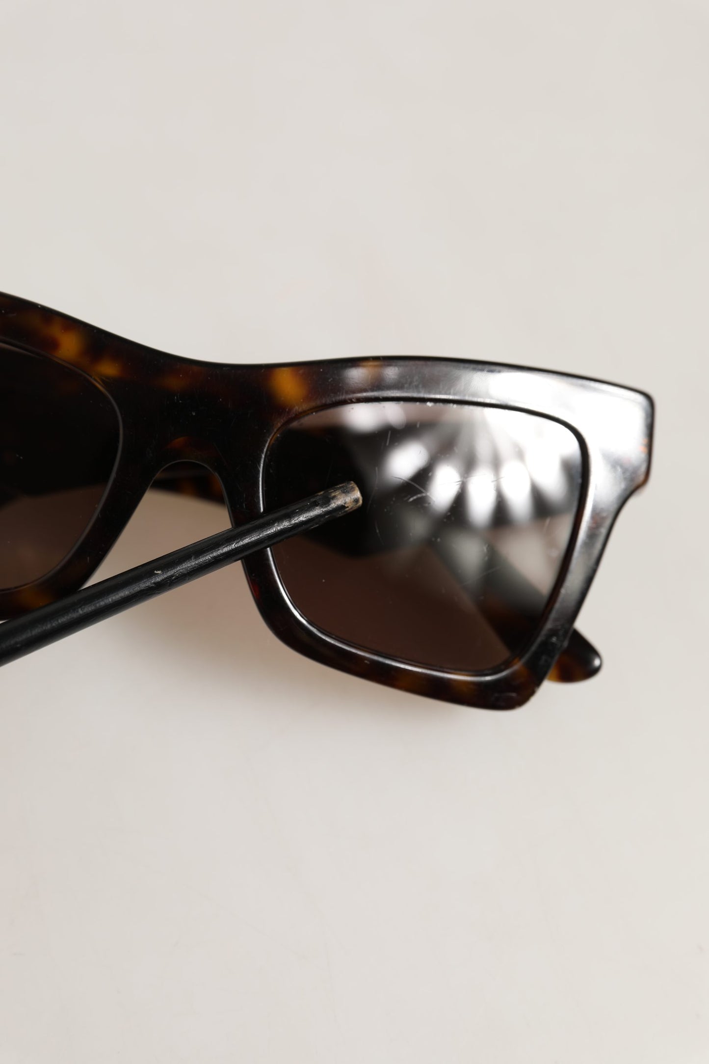 Brown DG4434 Accent Havana Acetate Frame Sunglasses