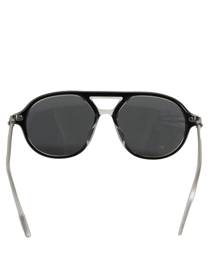 Black Acetate Frame DG4343F Bridge Detail Sunglasses
