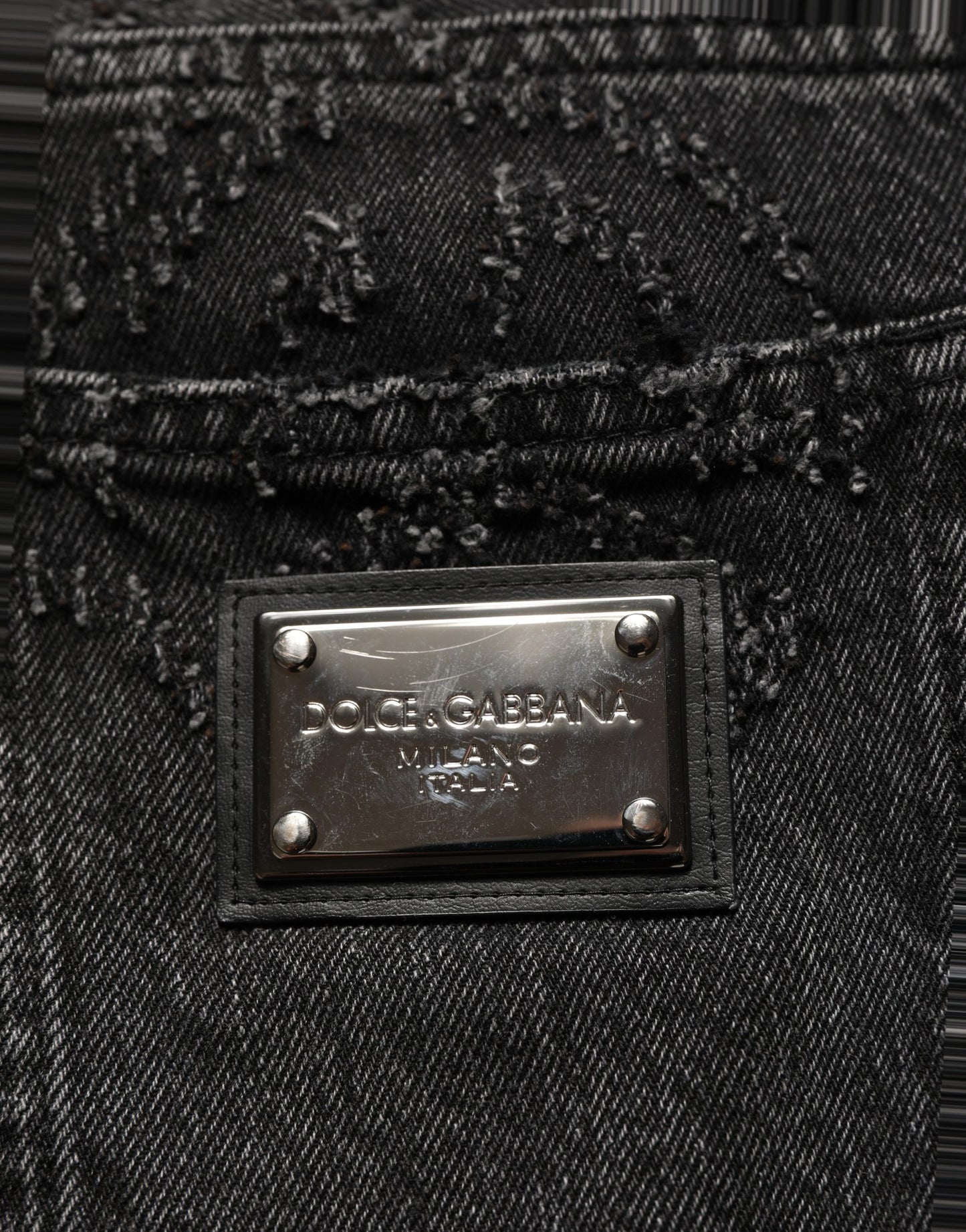 Dark Gray Cotton WideLeg Oversize Denim Jeans