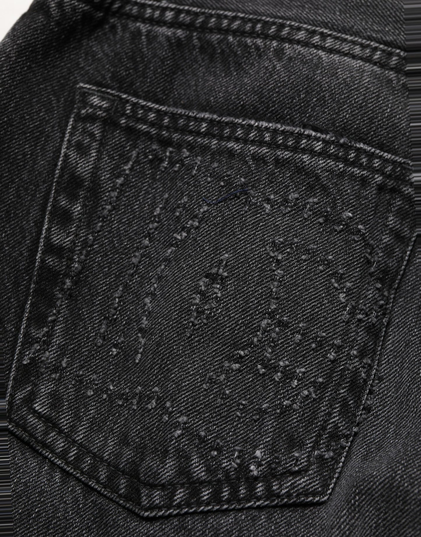 Dark Gray Cotton WideLeg Oversize Denim Jeans